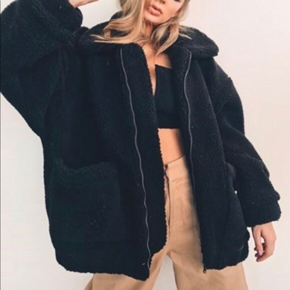 I️.AM.GIA oversized pixie coat